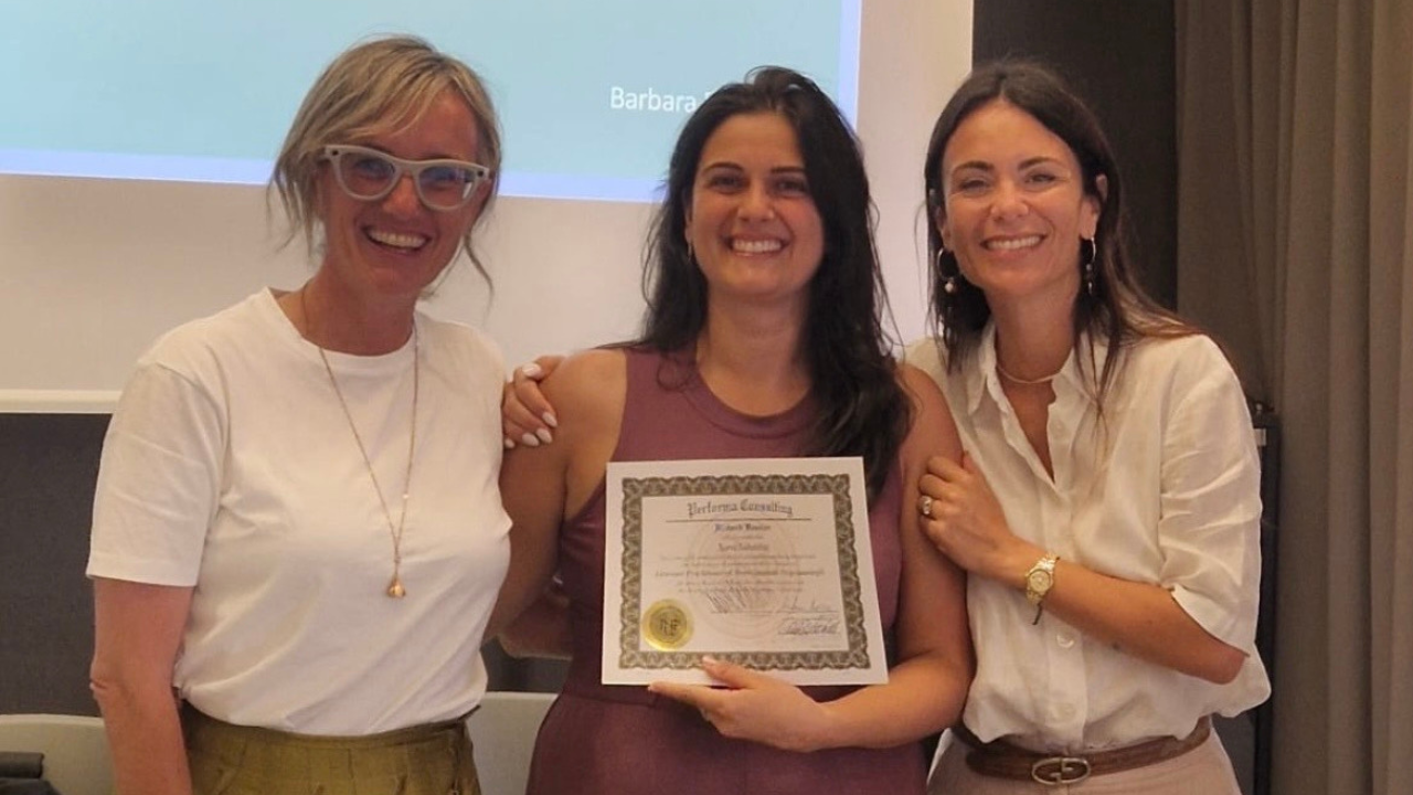 Fiorella Franco con il team Leadership Sensibile