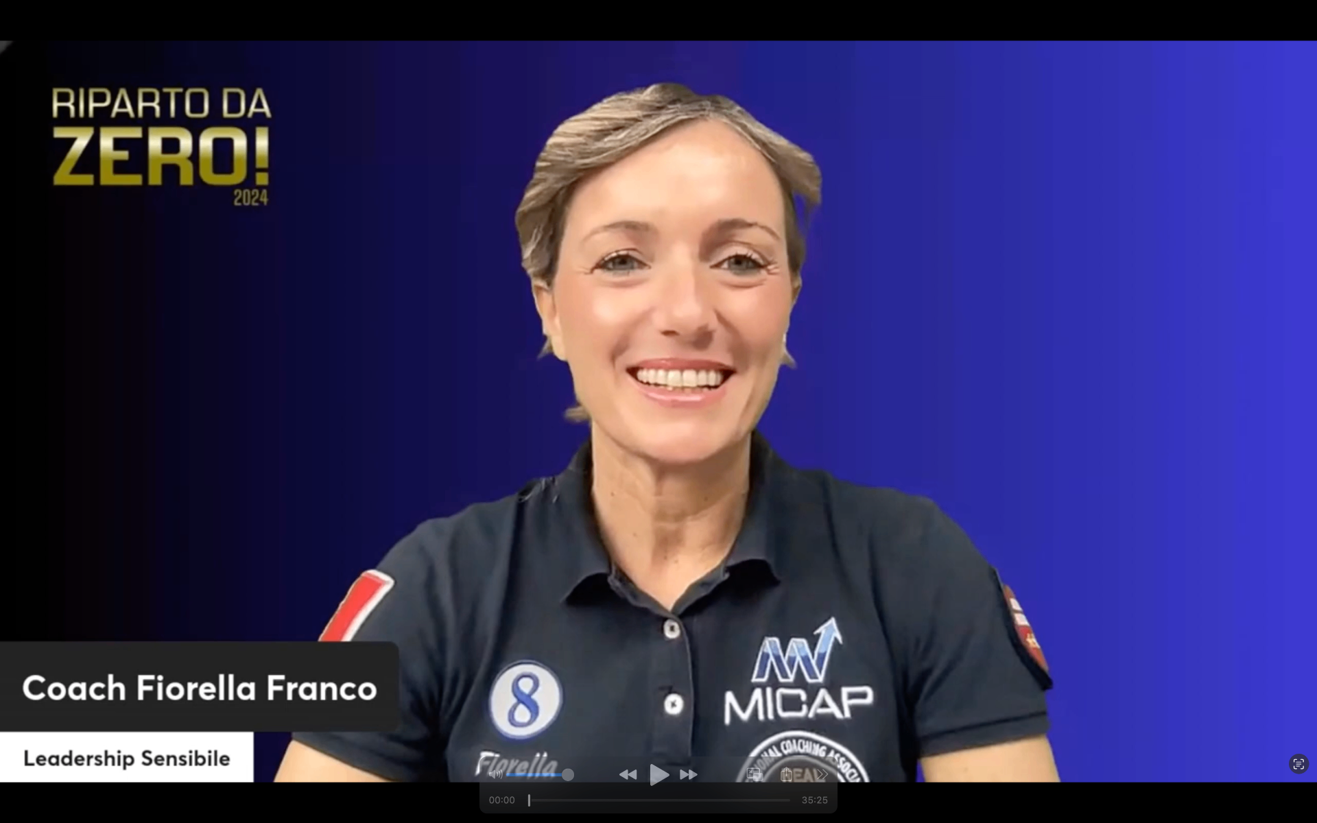 Fiorella Franco ospite di Riparto da Zero 2024 di Roberto Cerè