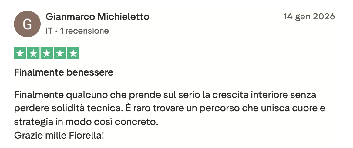Recensione Trustpilot — Gianmarco Michieletto